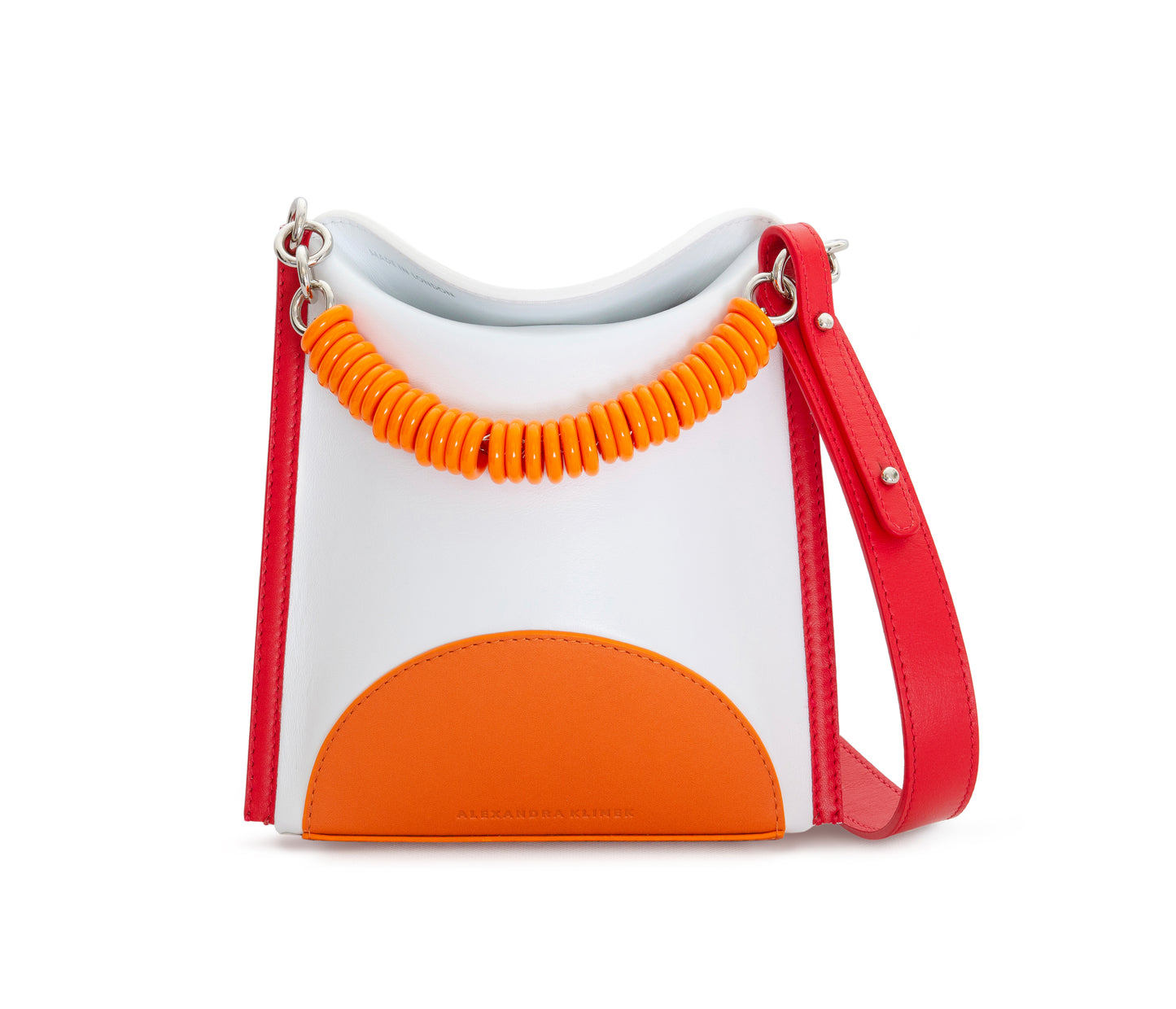 The Mini Dash Bag - White / Orange / Red