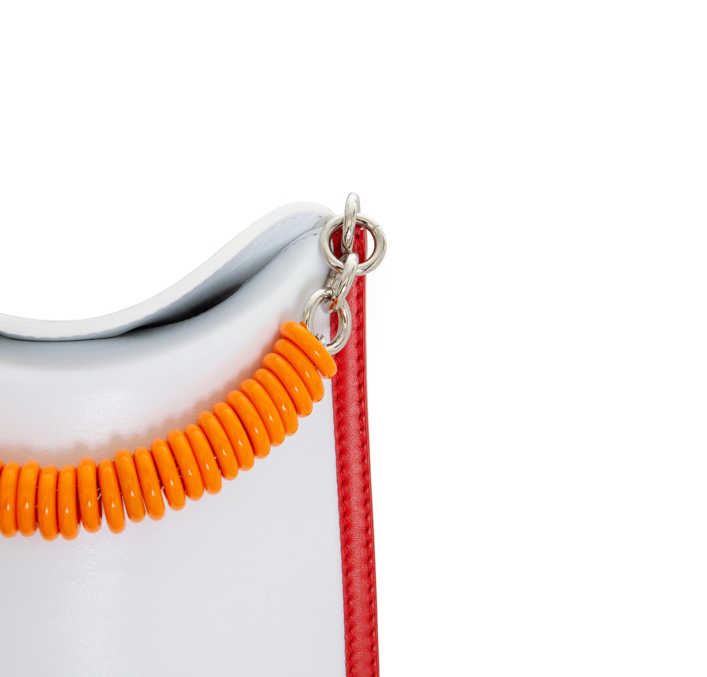 The Mini Dash Bag - White / Orange / Red